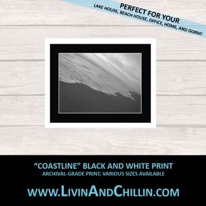 Signature Livin and Chillin Coastline Print 8x10